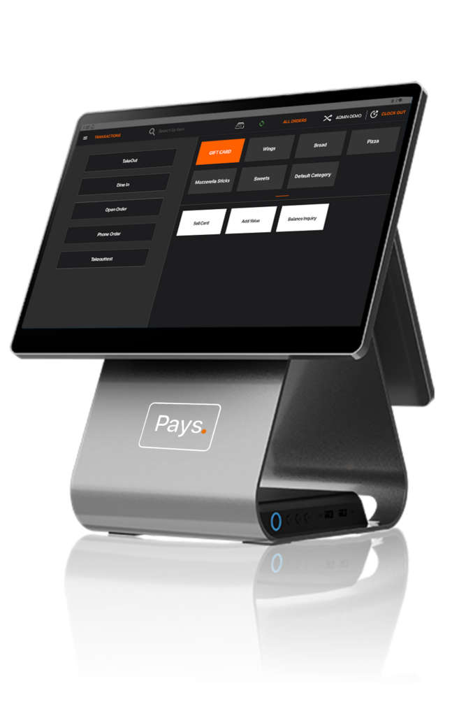 Modern restaurant POS system featuring a tablet interface for efficient order management