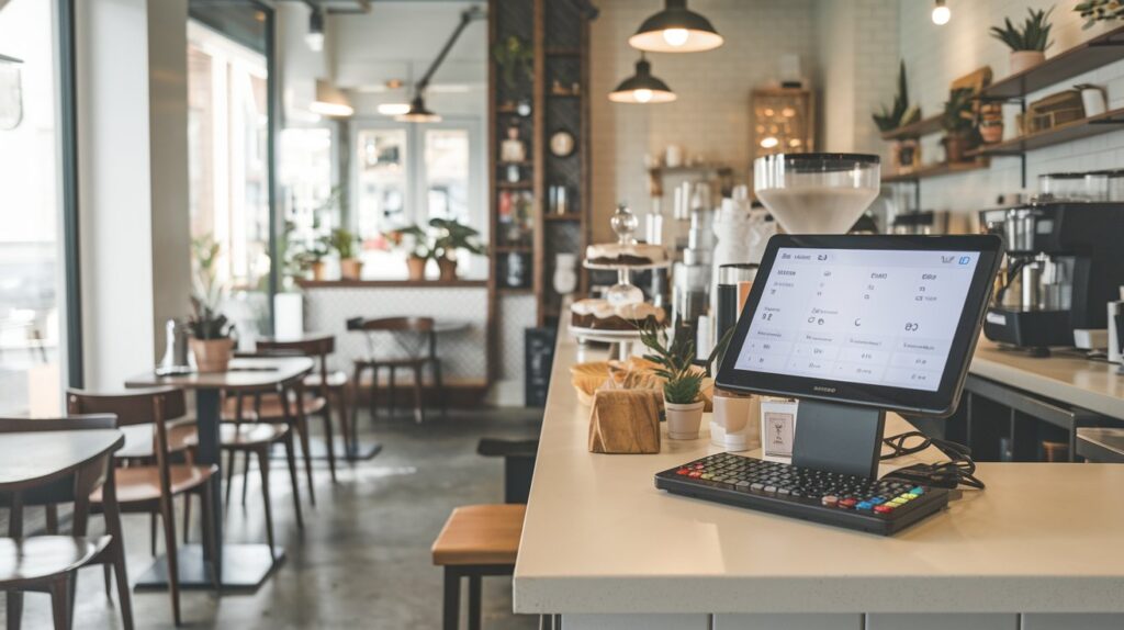 User-friendly POS system in coffee shop enhancing transaction speed and customer satisfaction