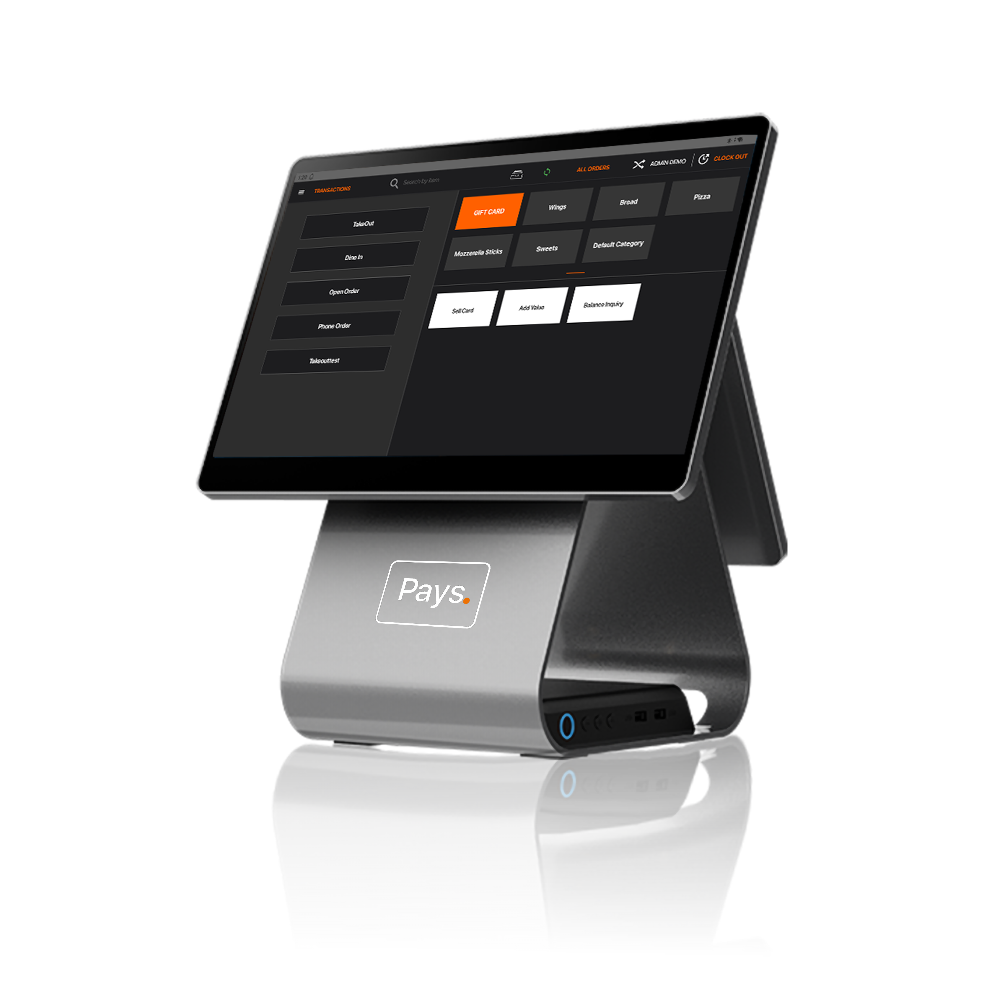 Dashboard showcasing detailed sales analytics and reports from a modern POS system for business insights.