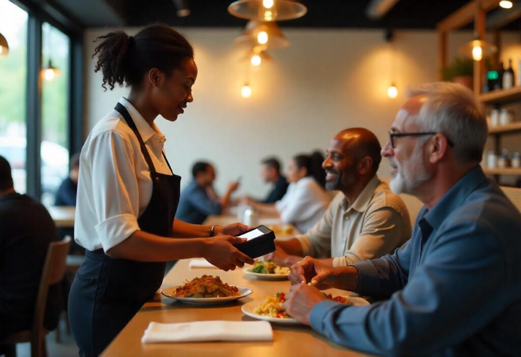 Enhance customer experience with PAYS POS by streamlining orders in a restaurant. 