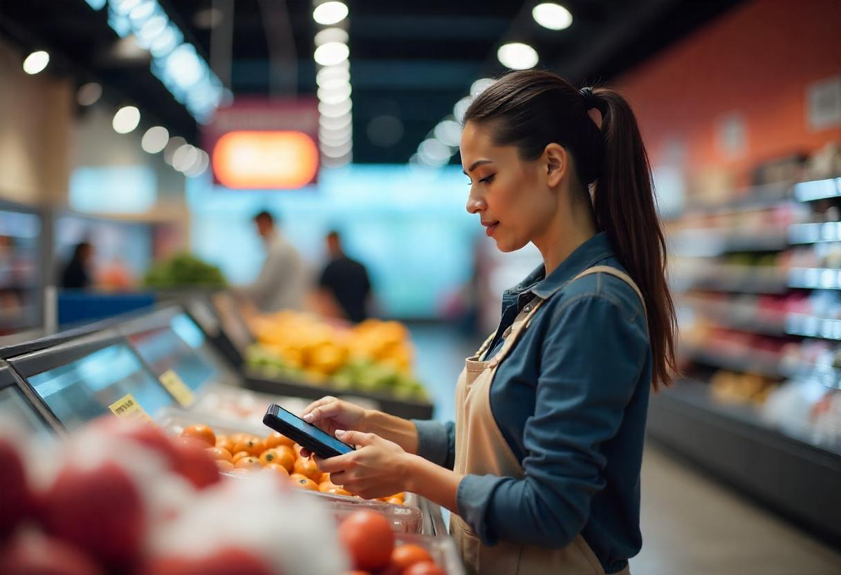 Self-checkout powered by grocery POS systems reducing wait times and enhancing customer experiences