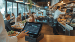 POS reporting dashboard with real-time sales data